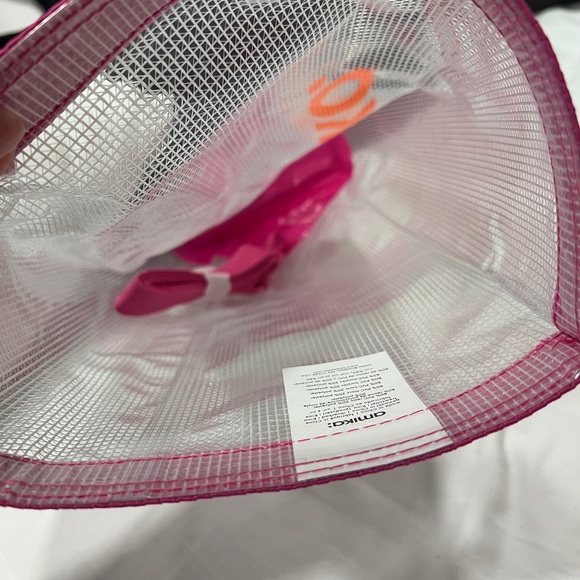 Amika Pink and White Mesh Bag Sealed - Picture 2 of 3
